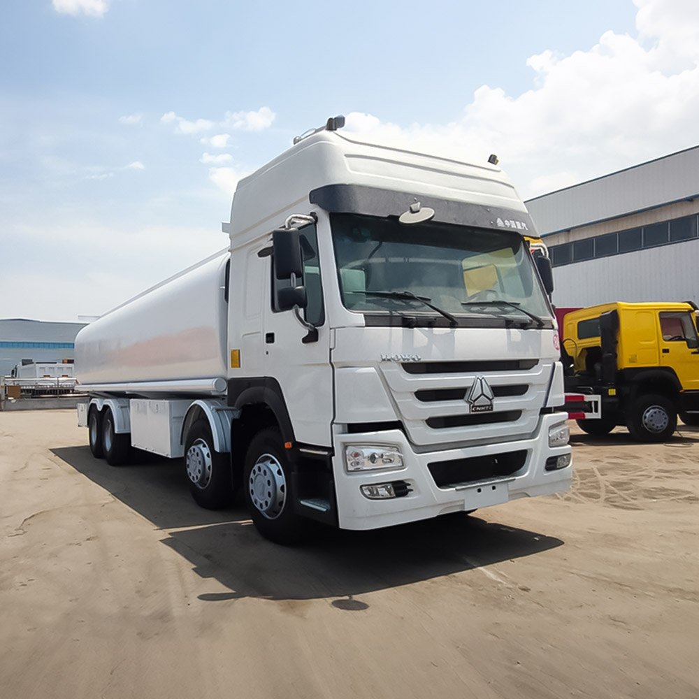 HOWO 8x4 fuel tank truck with high roof and 20,000L tank