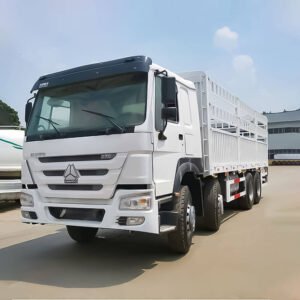 HOWO 375hp 8x4 Warehouse Grid Cargo Truck for Bulk Transport