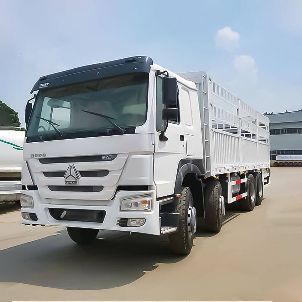 HOWO 375hp 8x4 Warehouse Grid Cargo Truck for Bulk Transport