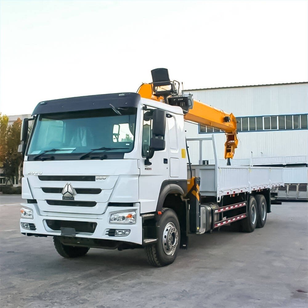 HOWO 6x4 20 ton truck mounted crane for heavy lifting and transport