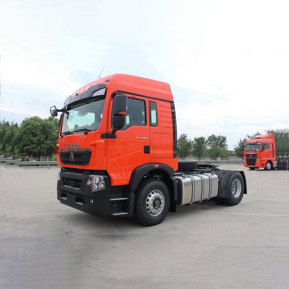 HOWO TX 400HP 4X2 tractor truck with Weichai engine and high-roof cab