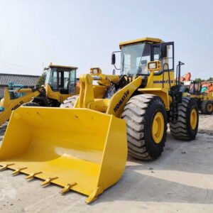 Used Komatsu WA470 Wheel Loader with large capacity bucket