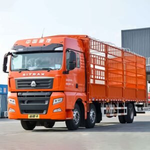 SITRAK G7 6X2 fence cargo truck with 330HP engine and 8.6m cargo body for logistics