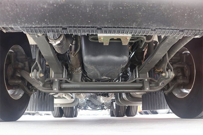 SITRAK C7H 6x4 tractor truck chassis showing frame and suspension components