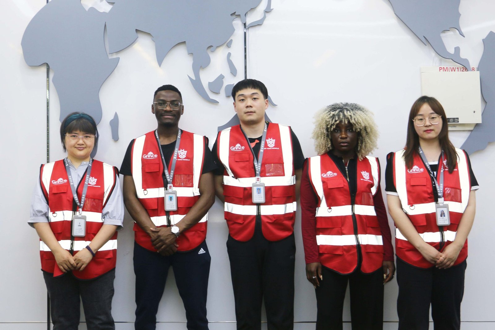 African clients visiting ZW Group factory for truck inspection
