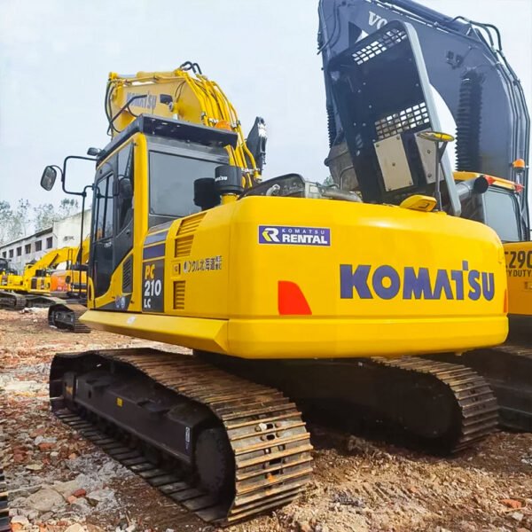 Used Komatsu PC210 excavator imported from Japan
