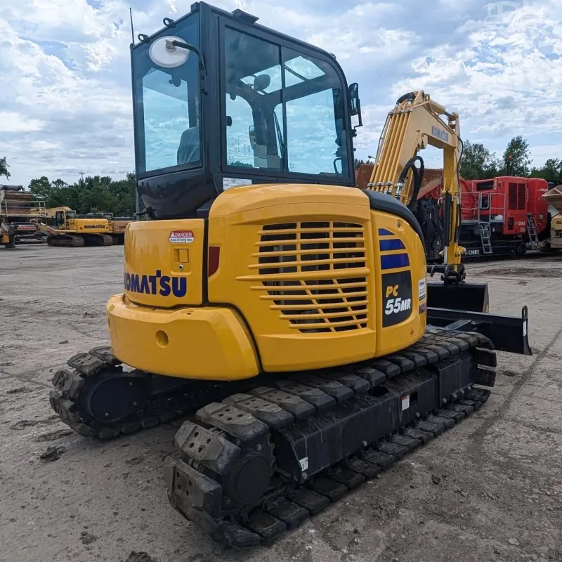 Komatsu PC55MR Excavator 5.5 Ton Three-Quarter Angle
