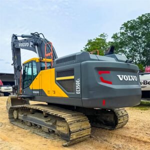 Used Volvo EC350 Excavator highlighting robust construction and high performance