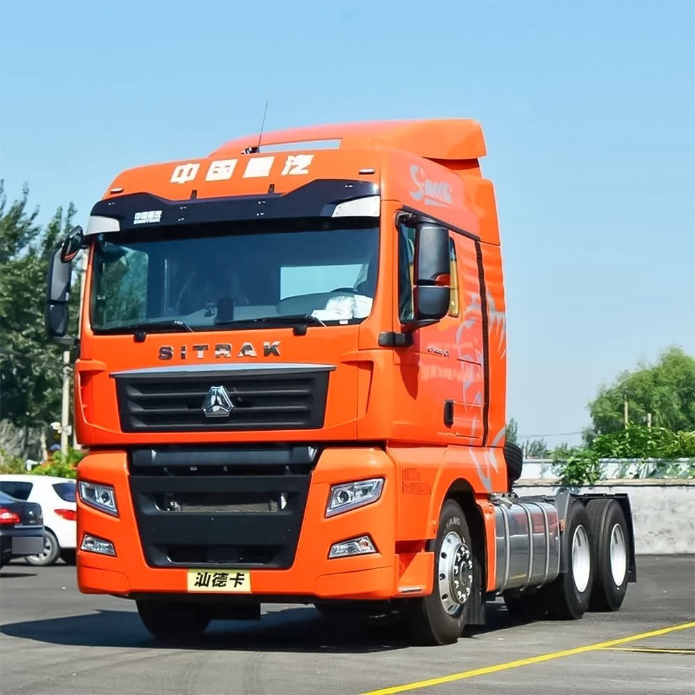 Sitrak G7 6×4 Tractor Truck 480HP front view high-roof cabin robust chassis