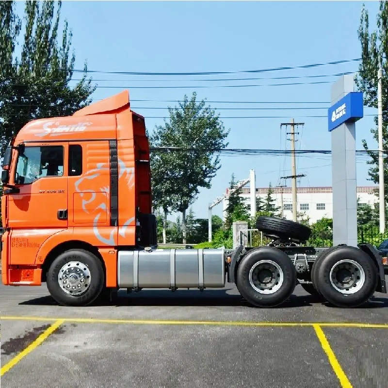 Sitrak G7 6x4 Tractor Truck 480HP side view, showing chassis, axles, and high-roof cabin