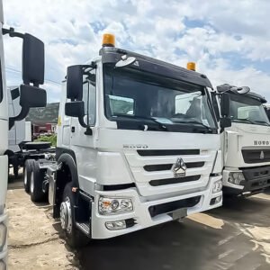 Howo 400HP 6x4 Tractor Truck for heavy-duty transport, featuring reinforced chassis and spacious cab