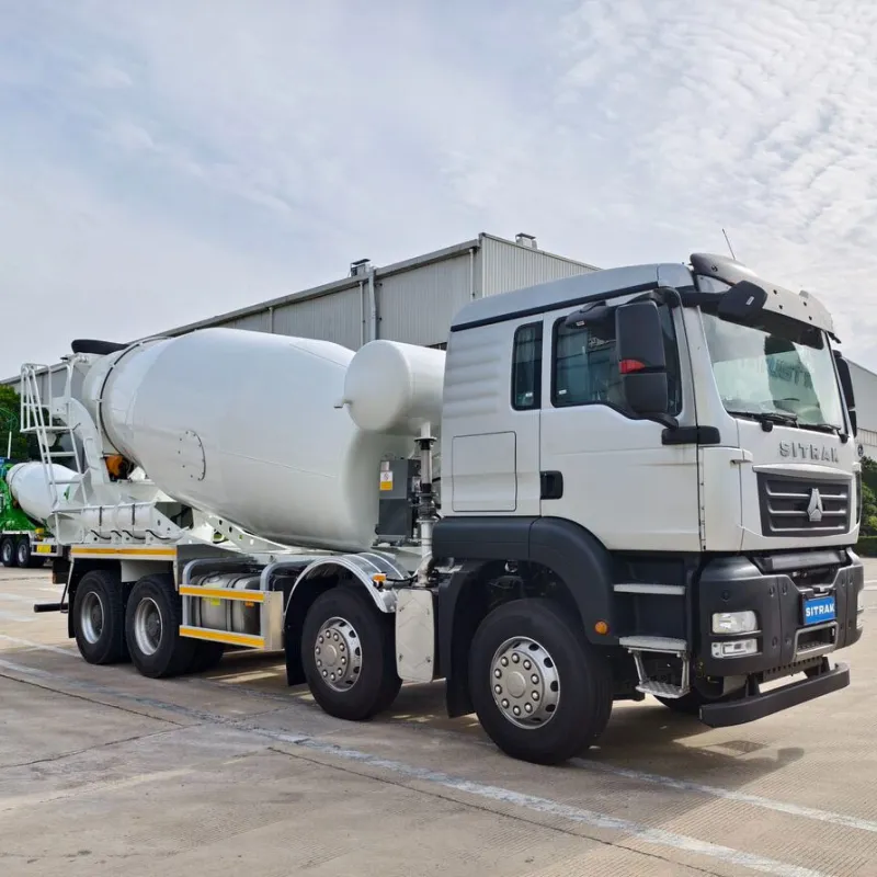 SITRAK C7H 8x4 Concrete Mixer Truck side view
