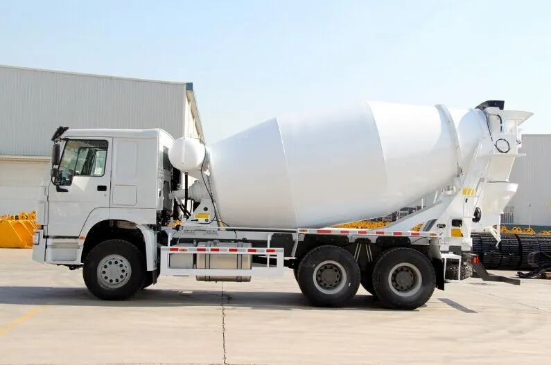 Howo 371HP 6x4 Concrete Mixer Truck side view