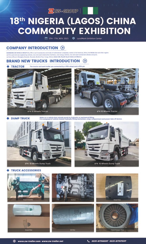 ZW Group at Lagos China Trade Fair: HOWO Trucks & Machinery - ZW ...