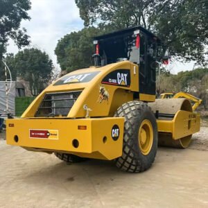 Used CAT CS683E Road Roller for sale, heavy-duty soil and road compaction machine