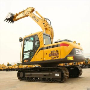 Brand New SDLG E6125F Excavator with 0.48m³ bucket and 75kW Deutz engine for medium-duty construction and earthmoving