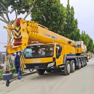 Used XCMG XCT100 Truck Crane – 100-ton mobile crane with 50m boom, powerful diesel engine, and precise hydraulic control for heavy-duty lifting.
