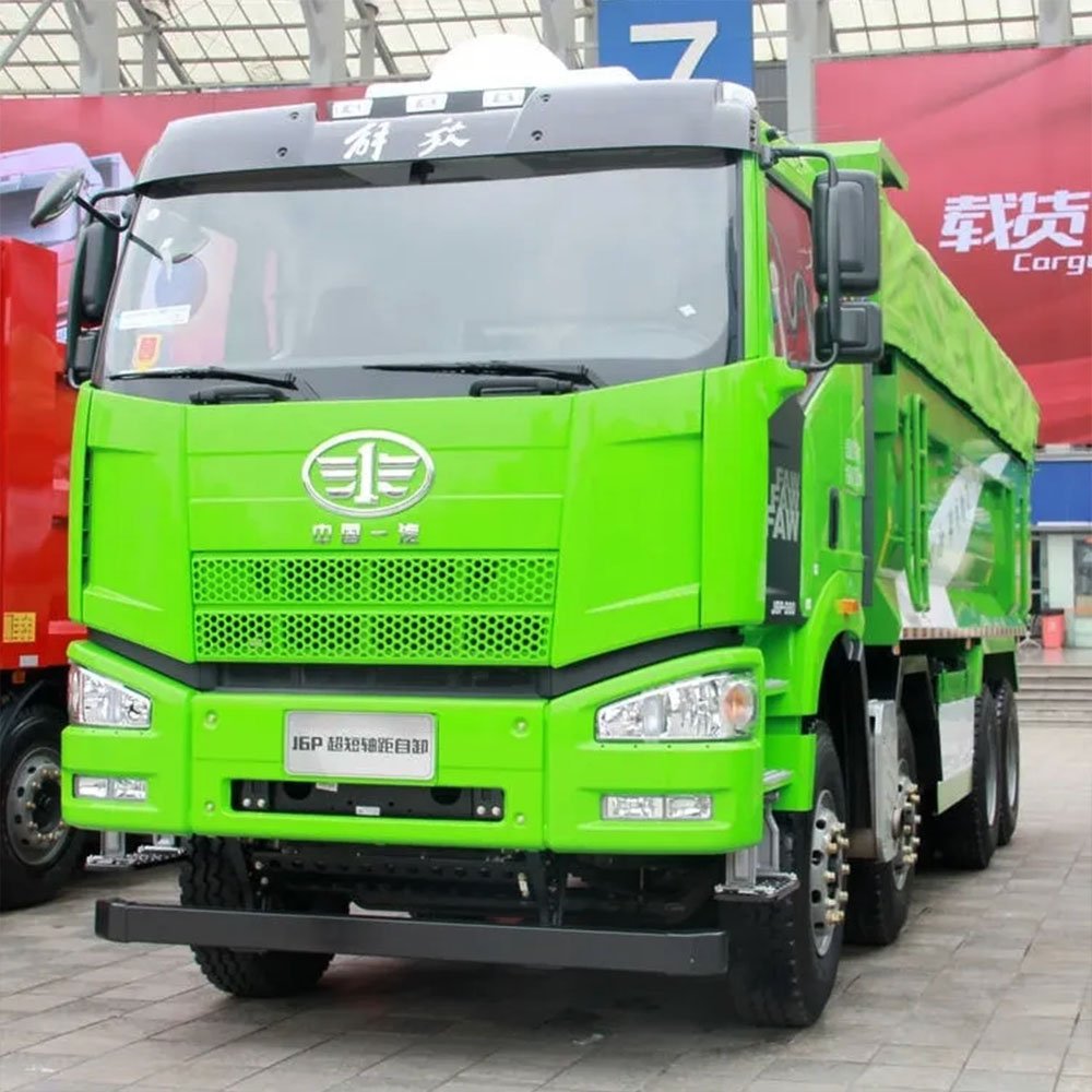 FAW J6P 8×4 390HP Dump Truck for construction and mining transport