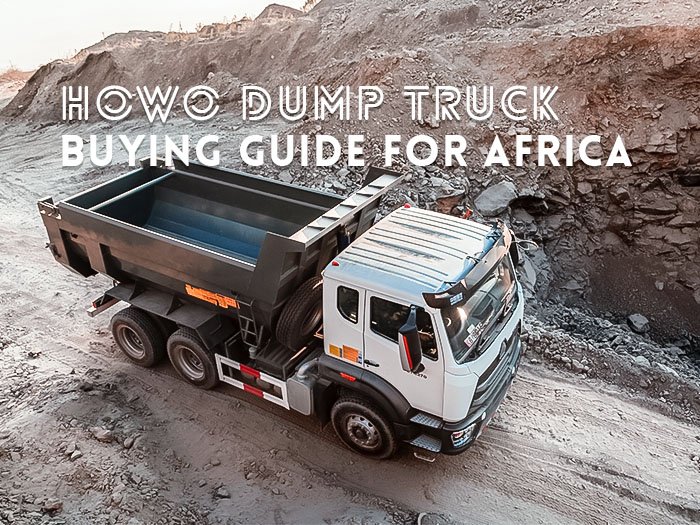 HOWO dump truck on African construction site, illustrating proper selection for mining and infrastructure projects