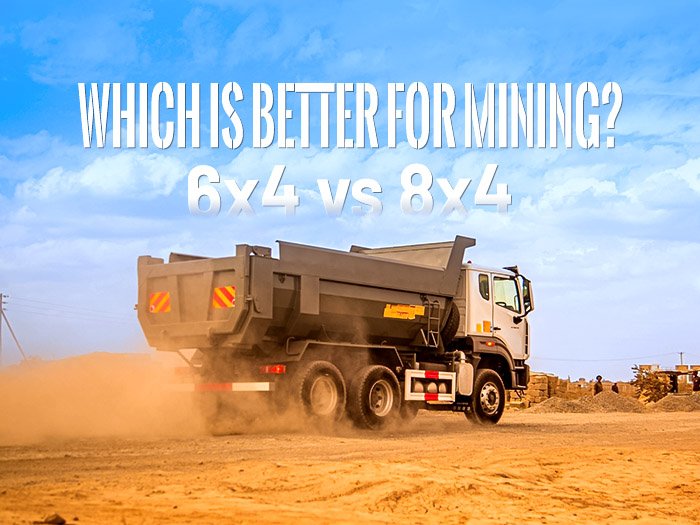 HOWO 6x4 dump truck transporting stone at an African mining construction site