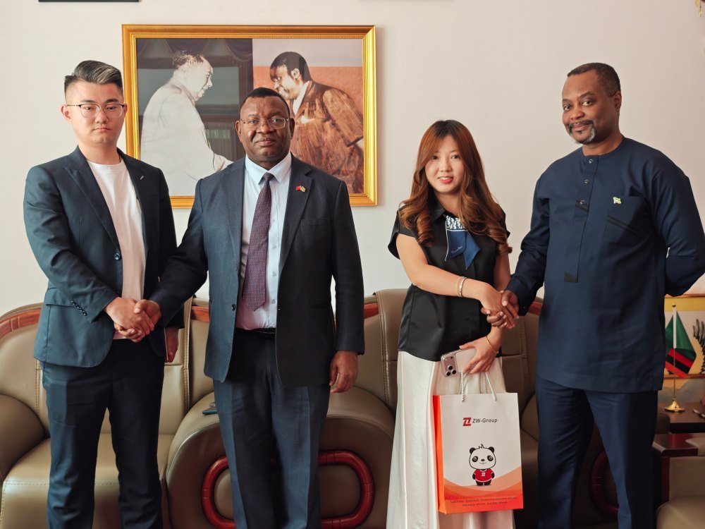 Zambia Embassy endorsing ZW Group, a premier Truck and Machinery Supplier China, for mining fleet solutions.