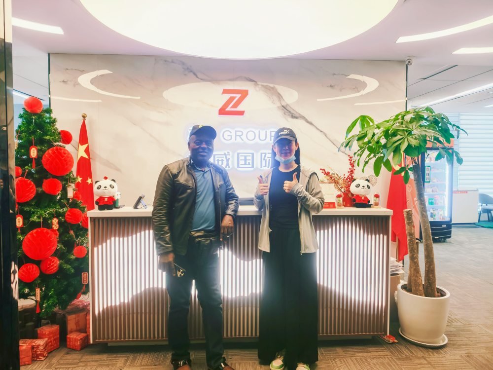 Cameroon client visiting ZW Group headquarters for Shantui excavator purchase