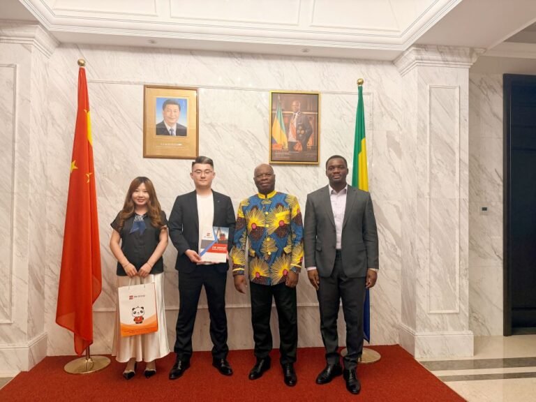 Ambassador of Gabon meeting with ZW Group, a leading Commercial Vehicle Manufacturer China, for heavy truck and machinery supply.