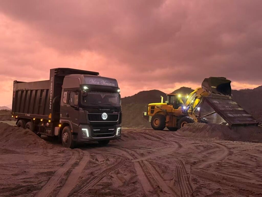Heavy truck operating in a construction site for first year maintenance guide