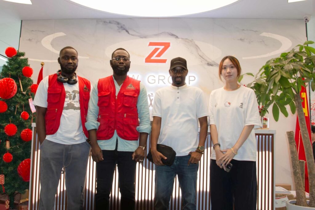 Burkina Faso client visiting ZW Group to order HOWO trucks