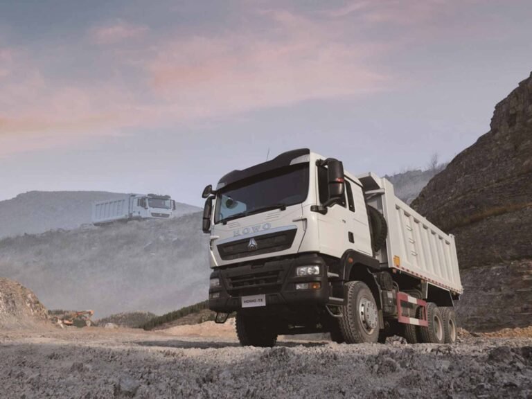 HOWO dump truck for African construction and mining applications