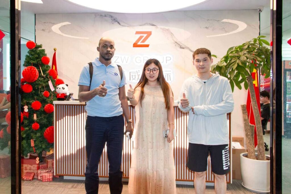 Senegal clients visiting ZW Group for HOWO tractor trucks